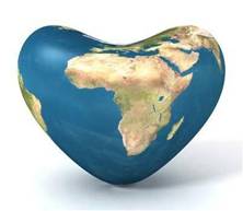 Love  Globe Heart